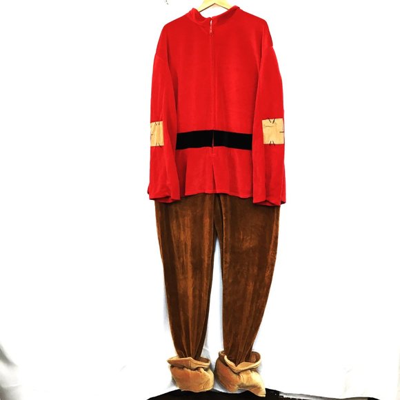 Disney Grumpy Dwarf One Piece Large Jumpsuit Costume Vtg - Picture 4 of 16